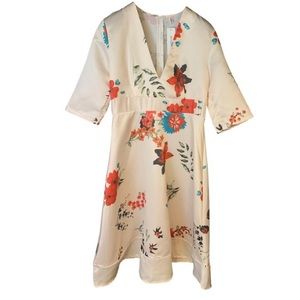 fit and flare tea dress